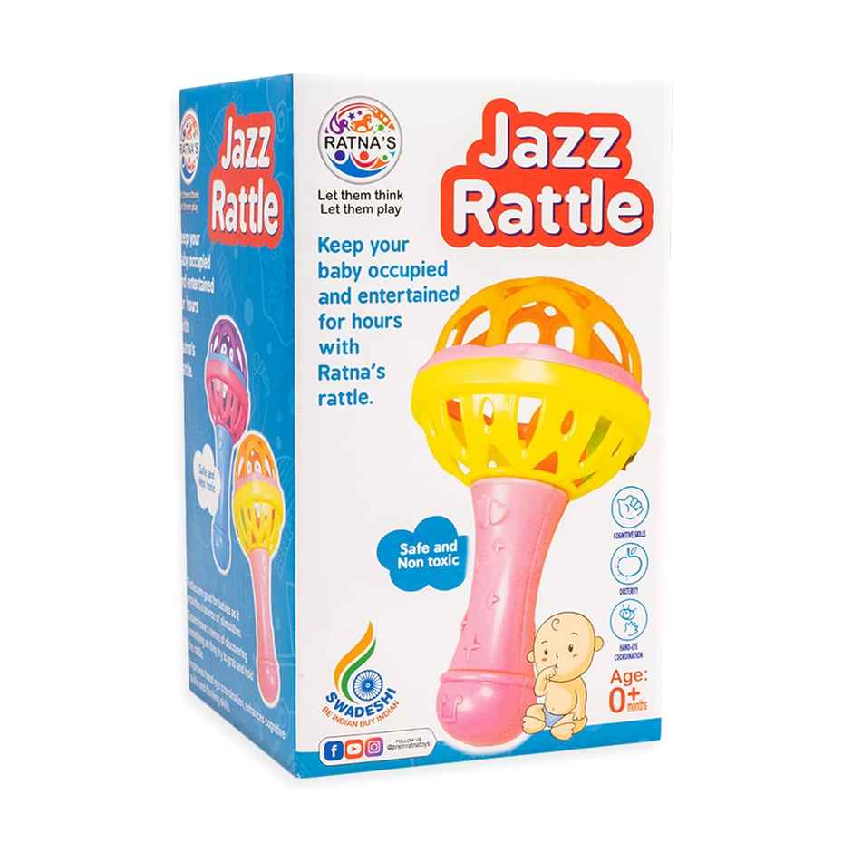 Ratna's Jazz Rattle Ratnas (Colour May Vary)