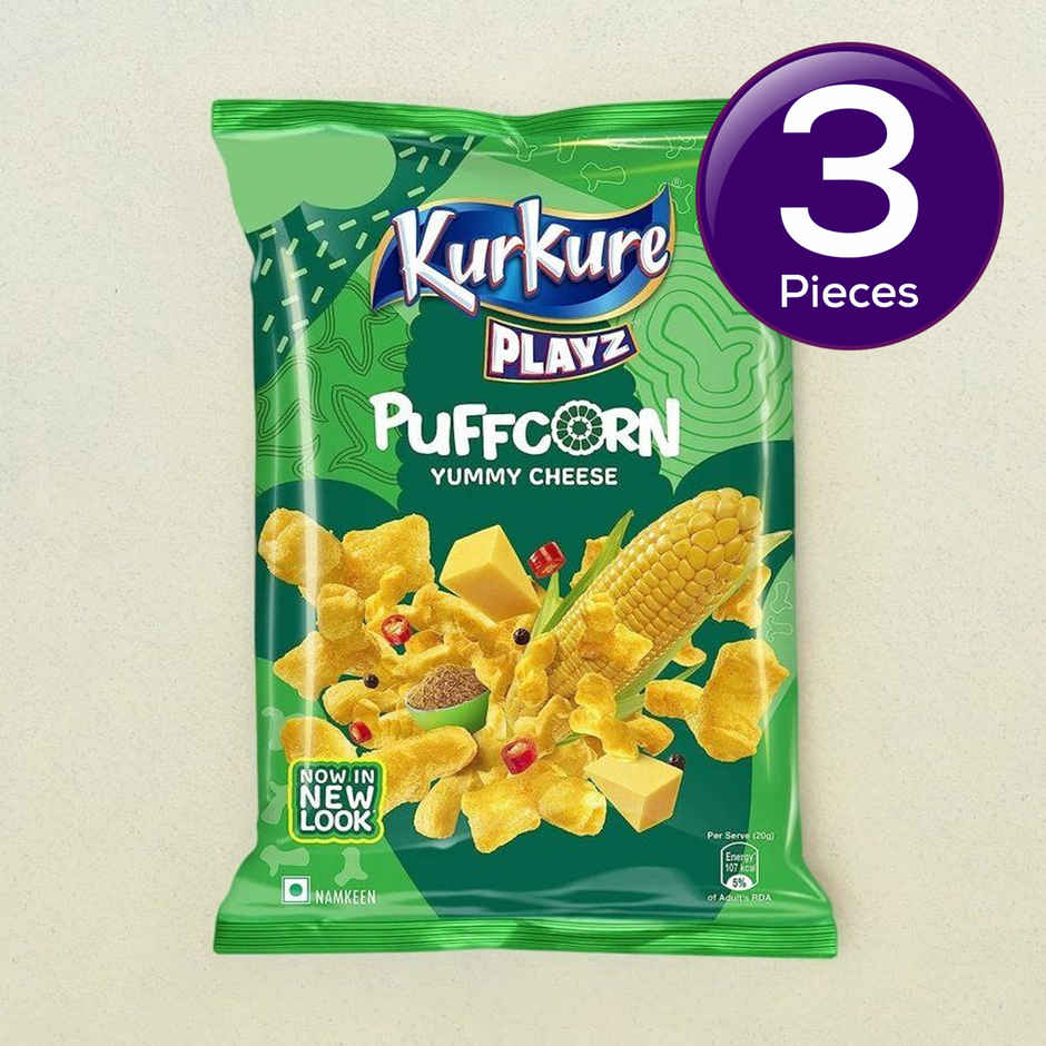 Kurkure Playz Puffcorn Yummy Cheese Combo