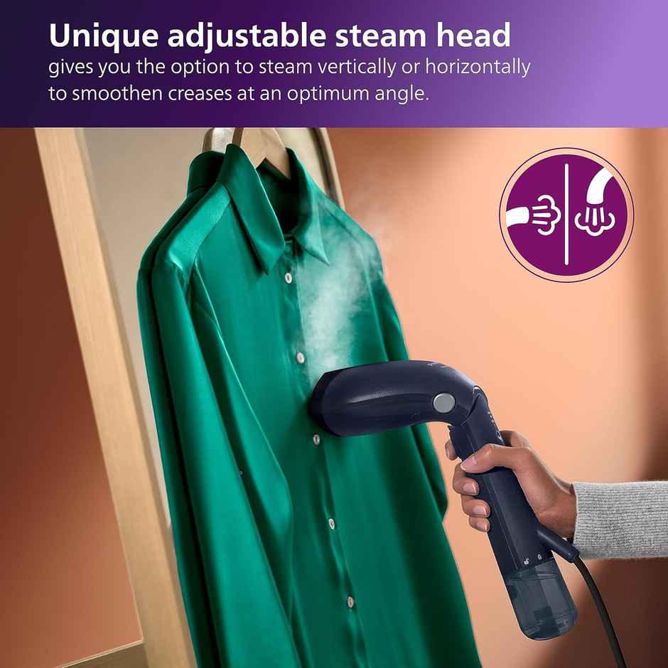 Philips Handheld Garment Steamer STH7020/20 - 1500 W | Detachable Water Tank
