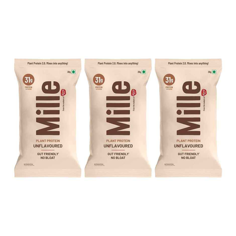 Mille Yeast Protein | Unflavoured | Single Serve | Pack of 3