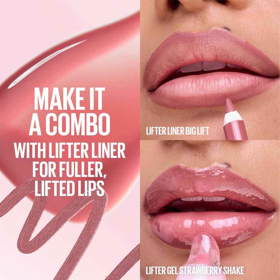 Maybelline Lifter Gel Lip Oil In Gel | Glass shine | 24H Hydration | Softer Berry Twist