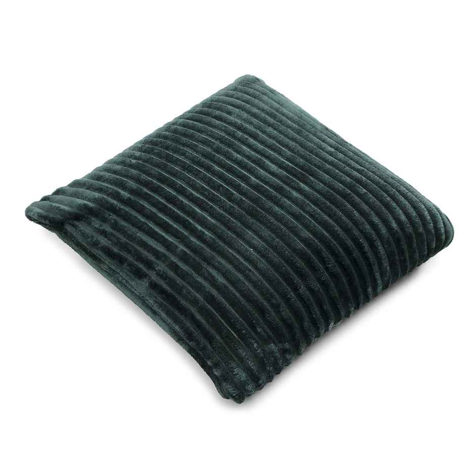 Status Ribbed Memory Foam Cushion 40 x 40 Cm - Green