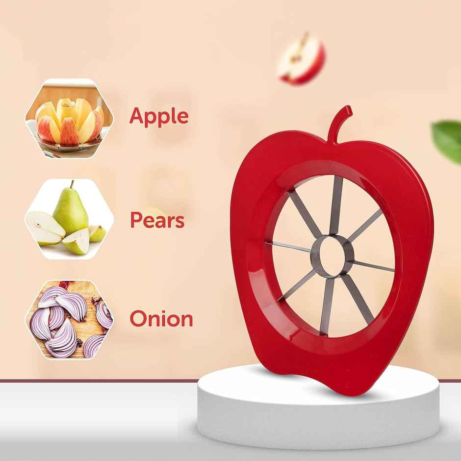 Crystal Plastic Apple Cutter, Assorted Color