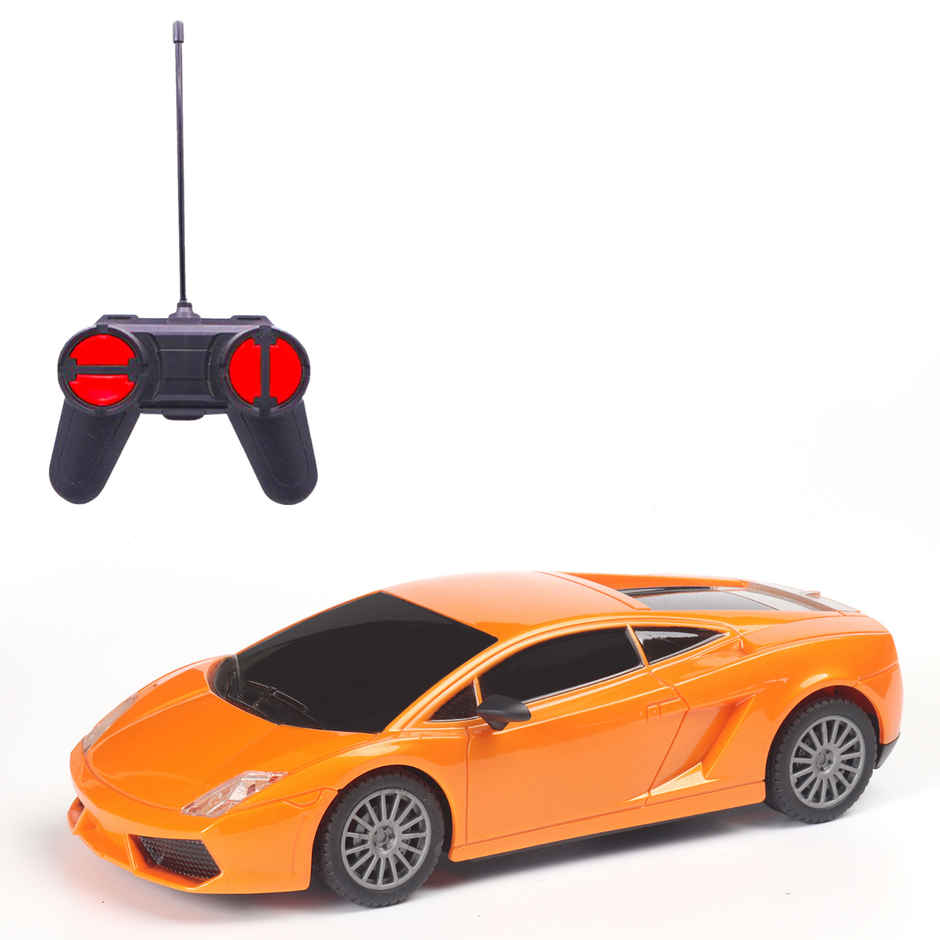 Race N Roll 1:24 Rechargeable Hi Speed Mini Remote Control Car - Lam Orange