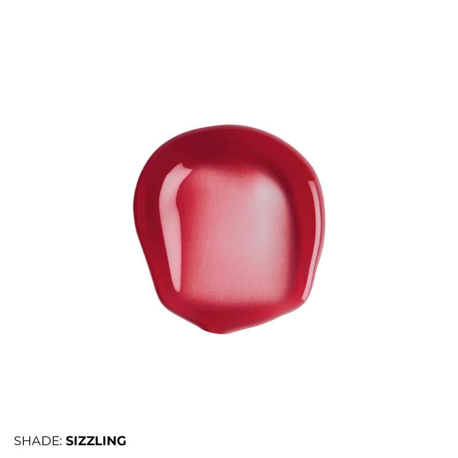 Fae Beauty Peptide Lip Gloss Passionfruit Oil & Argireline Shade Sizzling Sheer Cherry Red Gloss