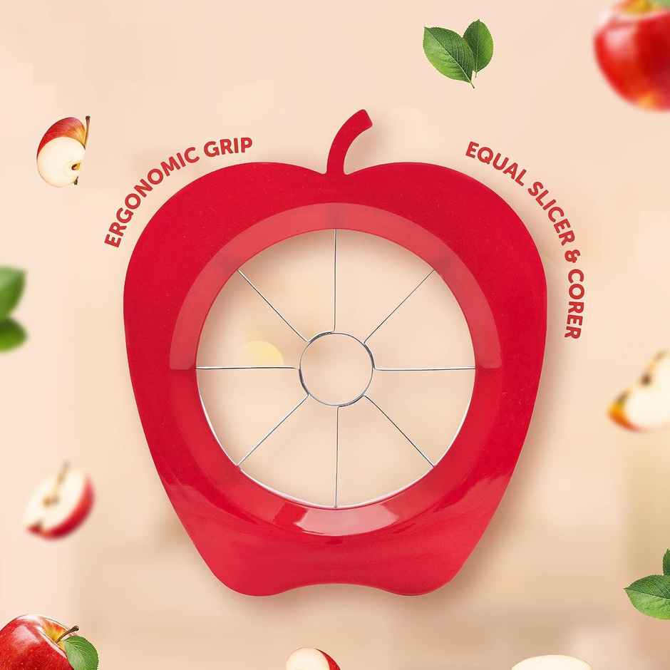 Crystal Plastic Apple Cutter, Assorted Color