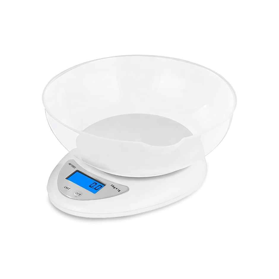 Ant AEKS200 Kitchen Weighing Scale With Bowl | White - 1 Unit