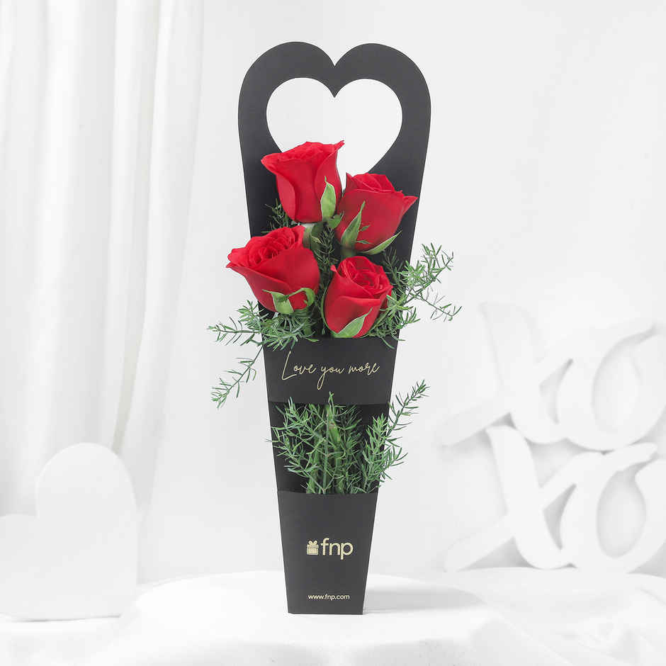 Park Avenue Euphoria And Harmony Eau De Perfume Gift Set For Men(200ml) & Fnp Magic Of Red Roses In Sleeve(1pc) Combo