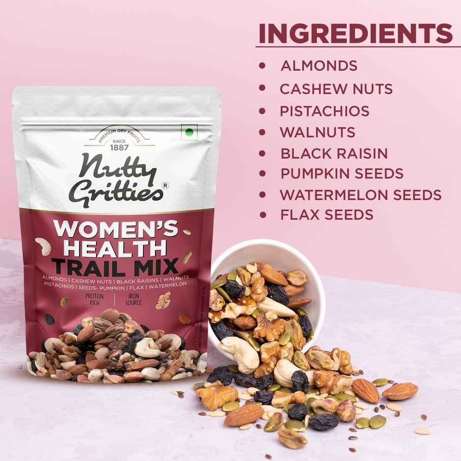 Nutty Gritties Women'S Health Trail Mix