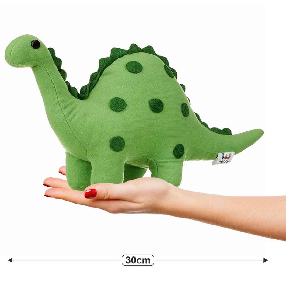 Webby Green Soft Dinosaur Plush Stuffed Toy 30cm