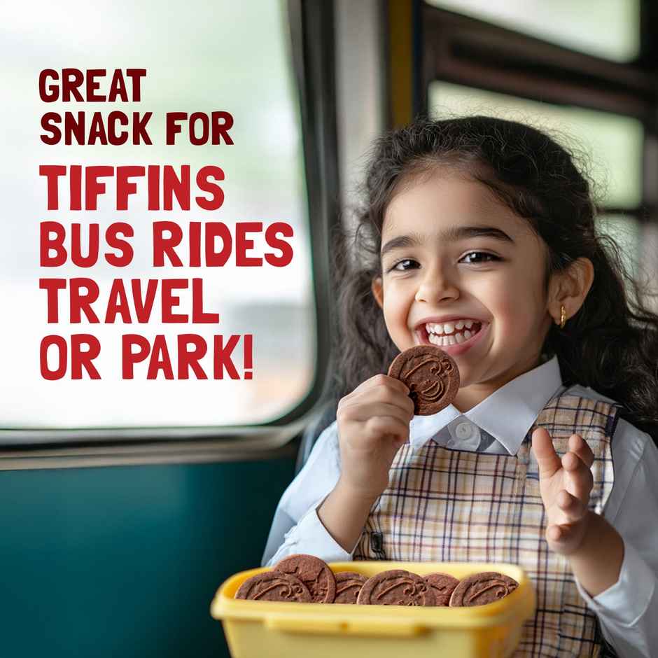 Slurrp Farm No Maida No Palm Oil Choco Ragi Cookies | Yummy Biscuits for Kids