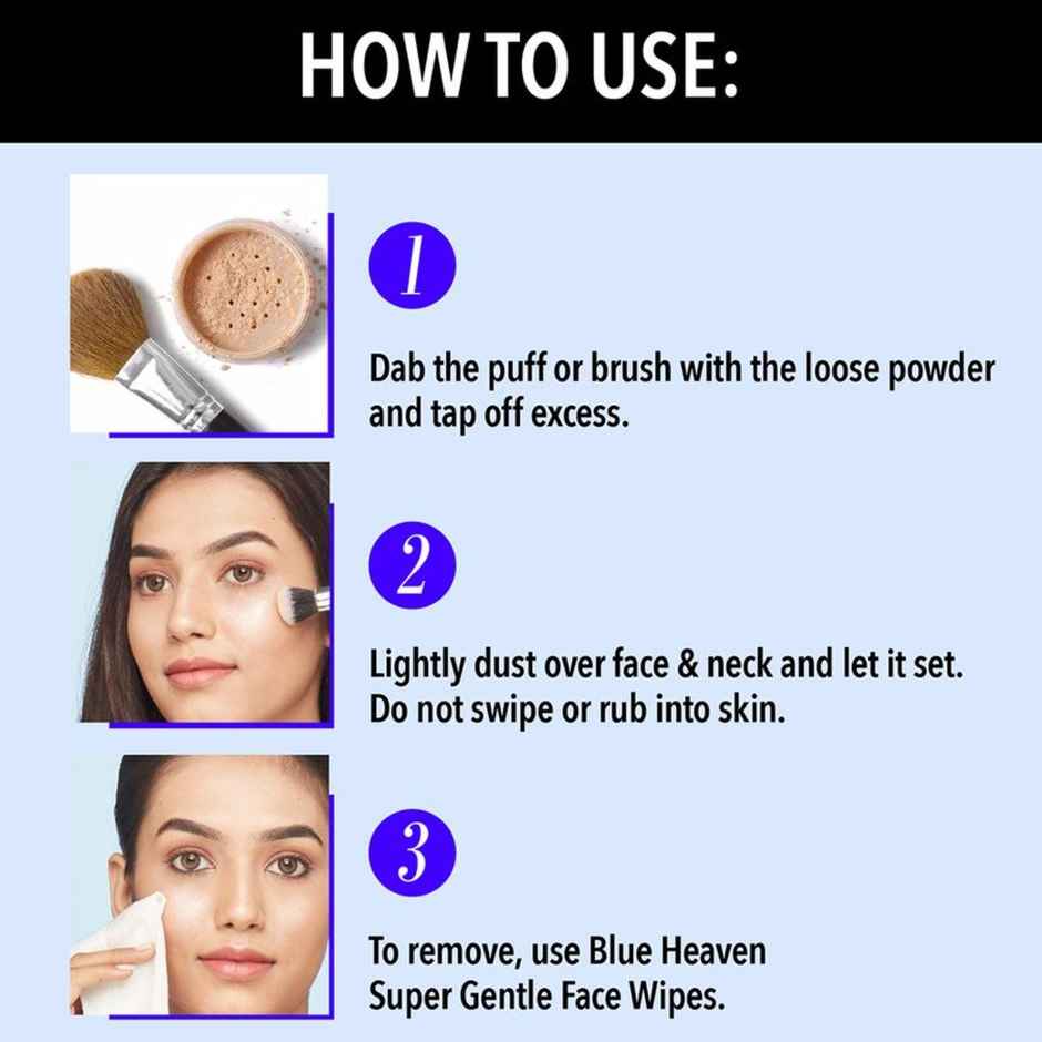 Blue Heaven Flawless Finishing Powder - Natural