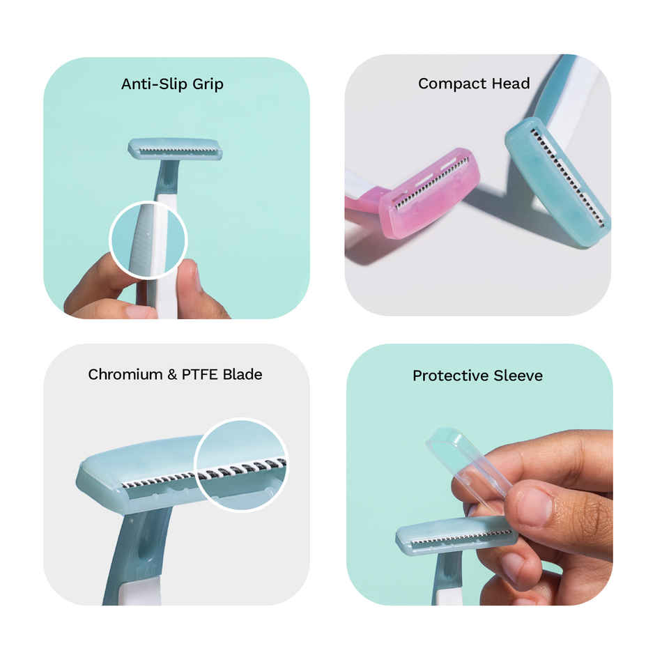 FURR By Pee Safe Bikini Line Trimming Razor | Safe & Precise Shaving for Sensitive Skin Combo