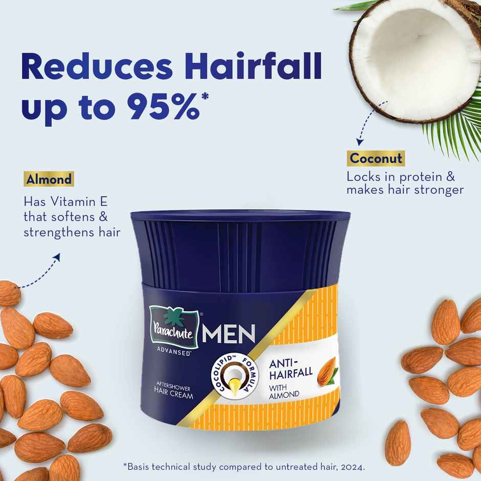 Parachute Advansed Men Hair Cream, Anti-Hairfall