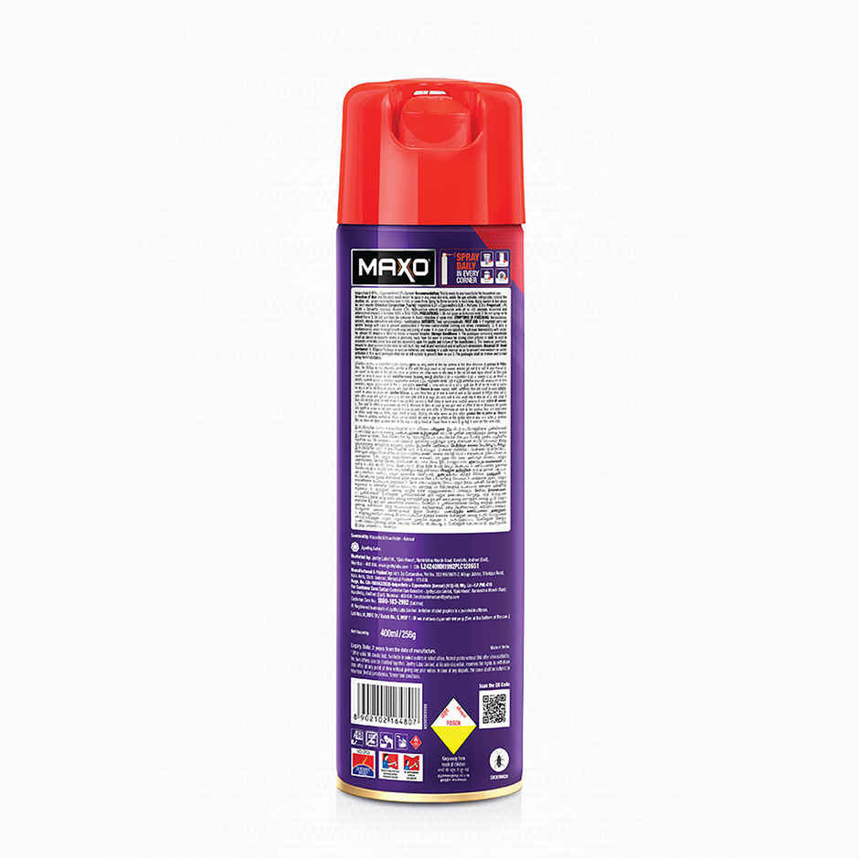 Maxo Crawling Insect Killer, Cockroach Killer Spray | Floral Fragrance