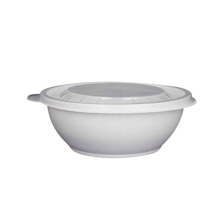 Vinay Trading Plastic Round Reusable Container with Lid 750ml Pack of 6