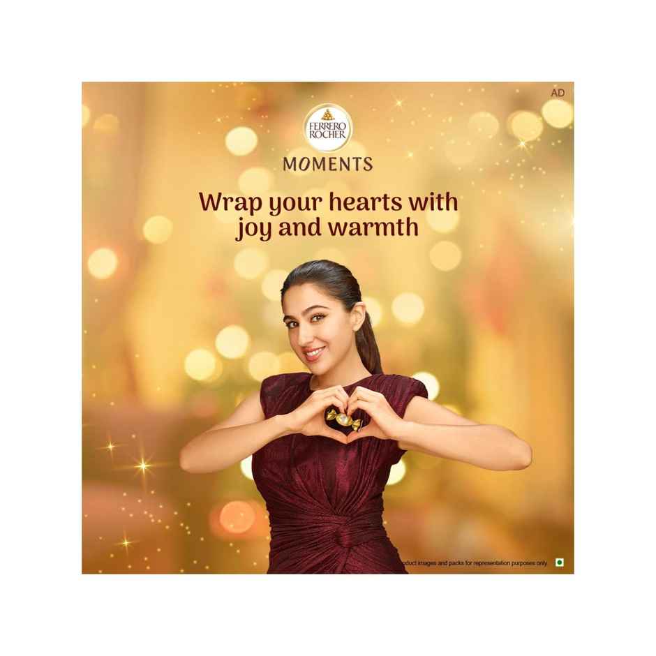 Bella Vita Organic Luxury Perfumes Gift Set For Women (80ml) & Ferrero Rocher Moments Pack (92g) Combo