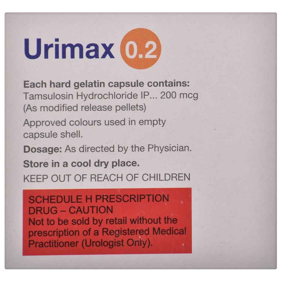 Urimax 0.2 Capsule MR