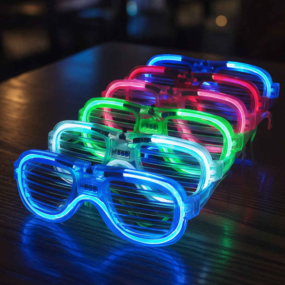 Shutter Eye Glasses With Led | Fun & Party Accessory | Party Propz