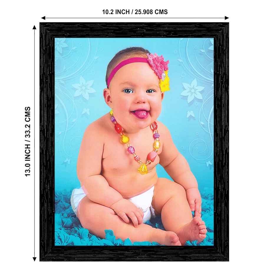 Indianara Cute Baby Painting With Fame, 10 x 13 inch - 6275BK