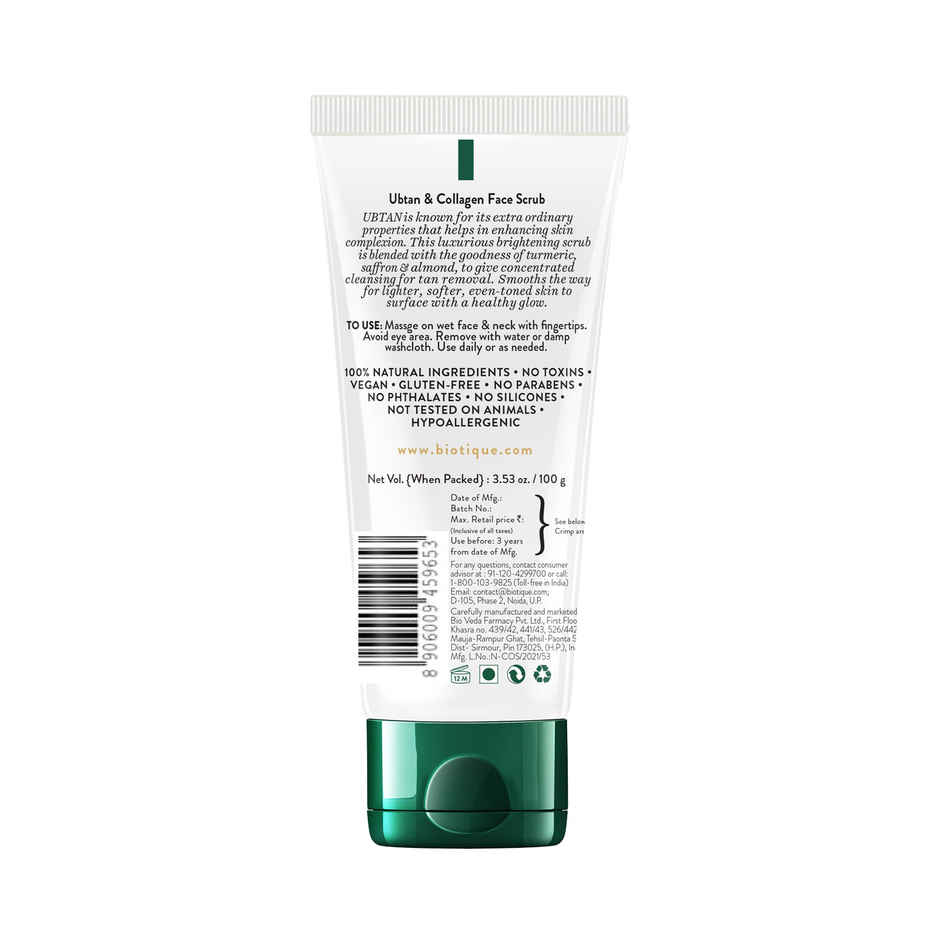Biotique Ubtan & Collagen Face Scrub