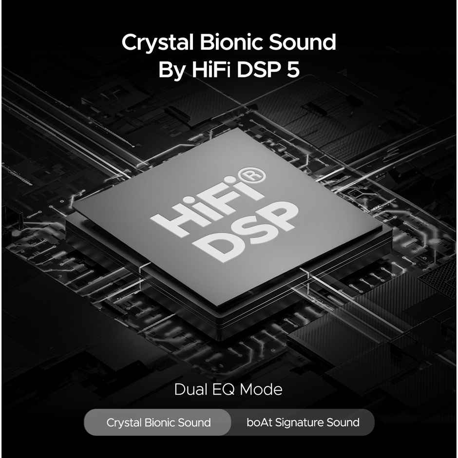 boAt Nirvana Ion TWS Earbuds w/ 120 HRS Playback & Crystal Bionic Sound (Charcoal Black)