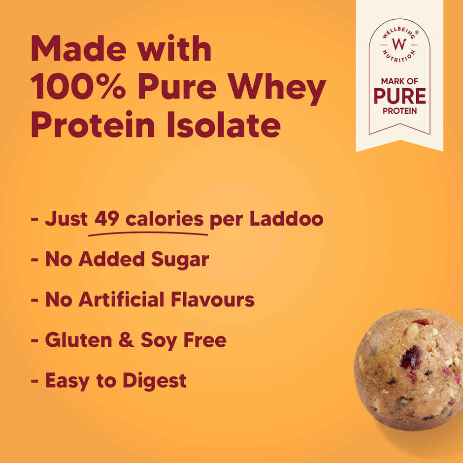 Eat Better Co Protein Laddu | Peanut Cranberry