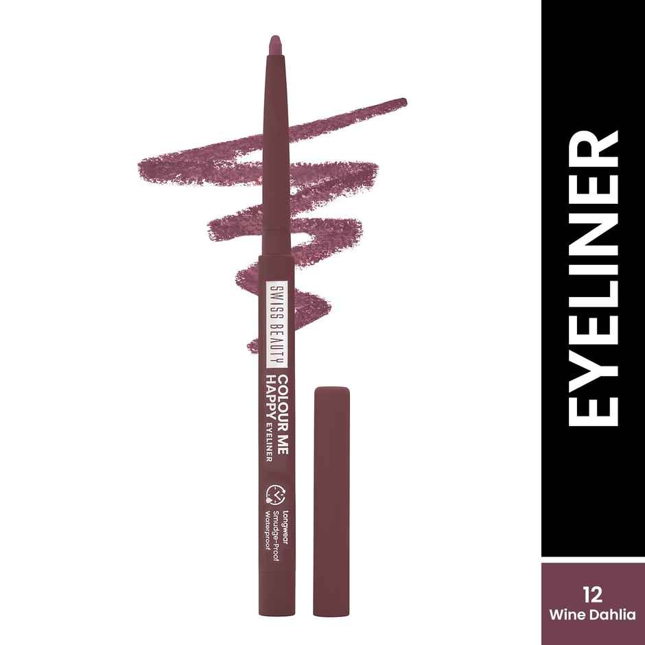 Swiss Beauty Colour Me Happy Eyeliner | Wine Dahlia