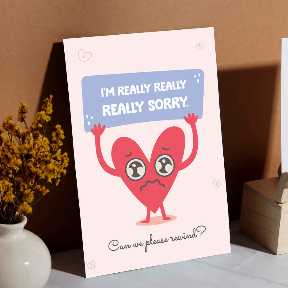 Happy Mail Simple Sorry Card