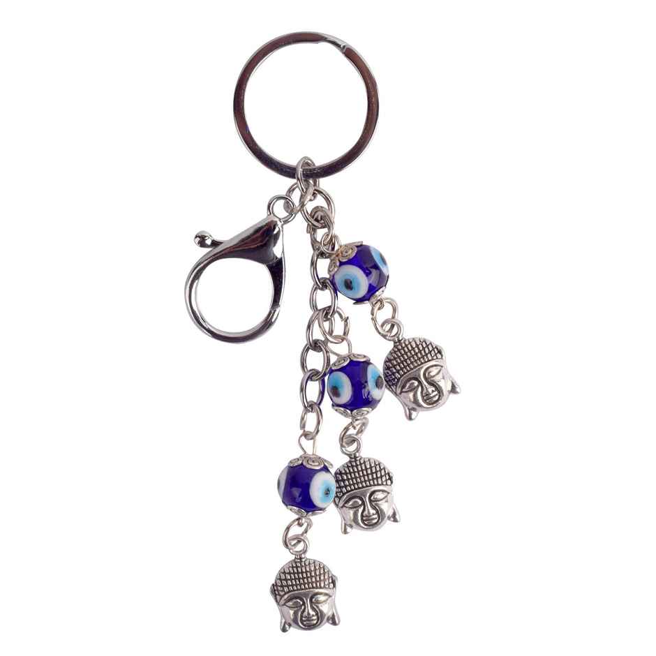 Buddha Evil Eye Keychain | Satvik Gifting