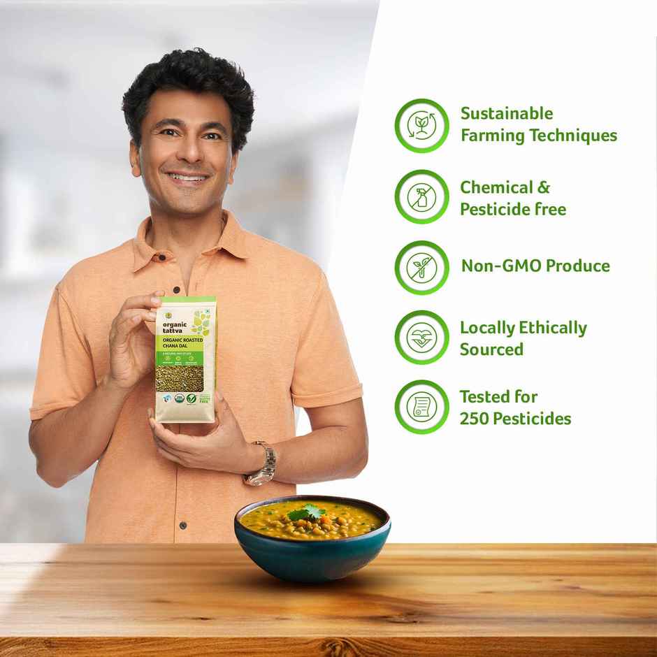 Organic Tattva Roasted Chana Dal