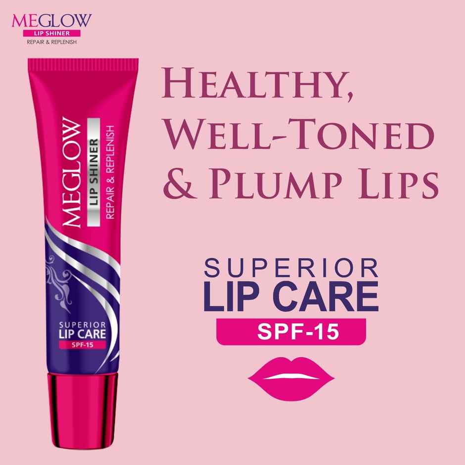 Meglow Lip Shiner with SPF 15 | Nourish & Protect Your Lips