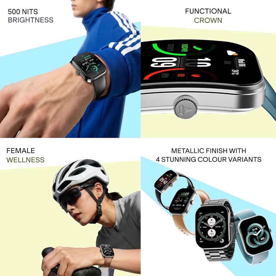 boAt Wave Sigma 3 Curv Smartwatch 2.01 Inch Immersive Curved Display BT Calling IP68 Black Active
