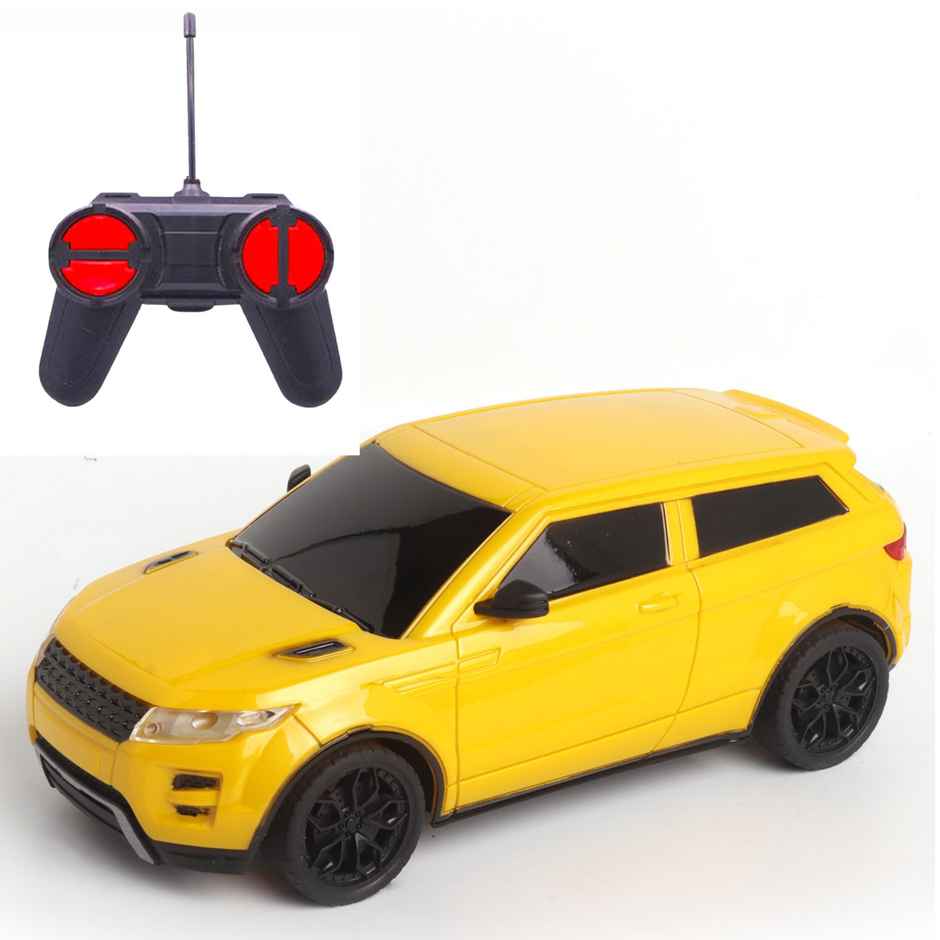 Race N Roll 1:24 Rechargeable Hi Speed Mini Remote Control Car - Rov Yellow