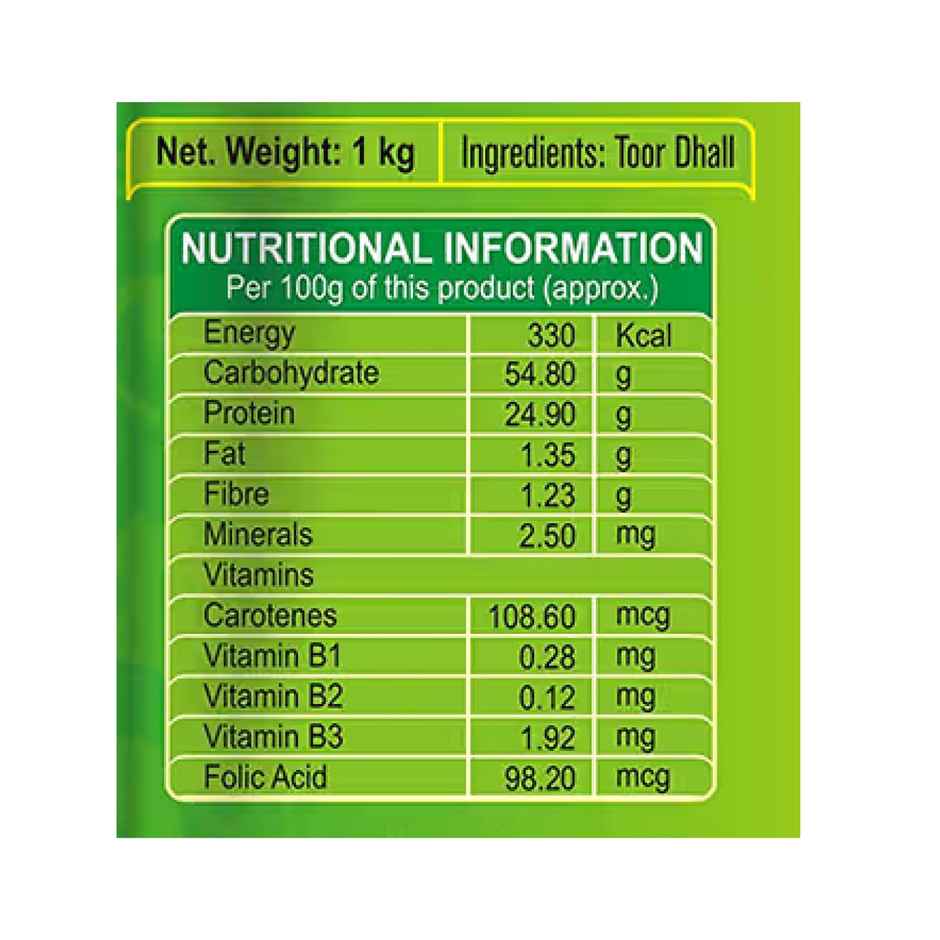 Udhaiyam Dhall - Toor