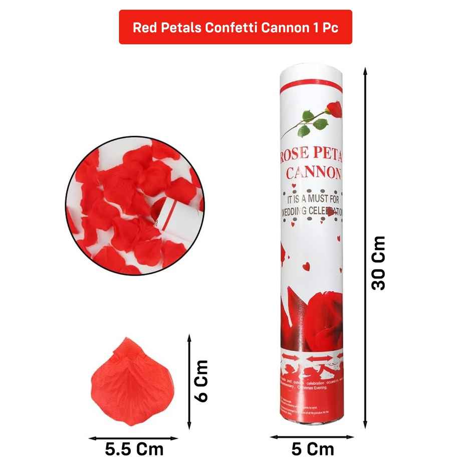 Party Propz 30 cm Party Poppers Fancy | Rose Petals