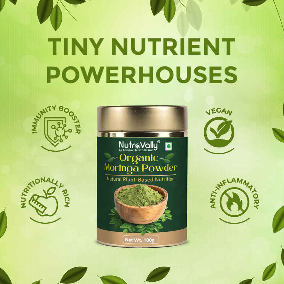 NutroVally Moringa Powder Superfood Rich in Nutrients
