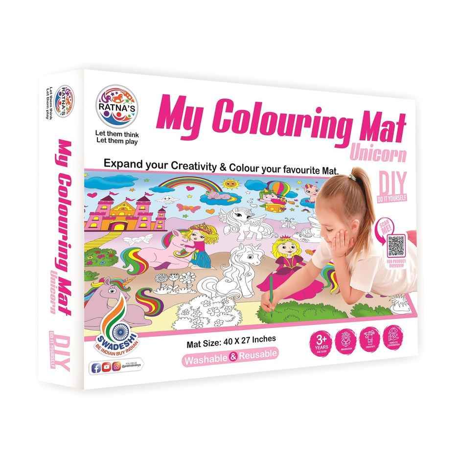 Ratna's My Colouring Mat Unicorn