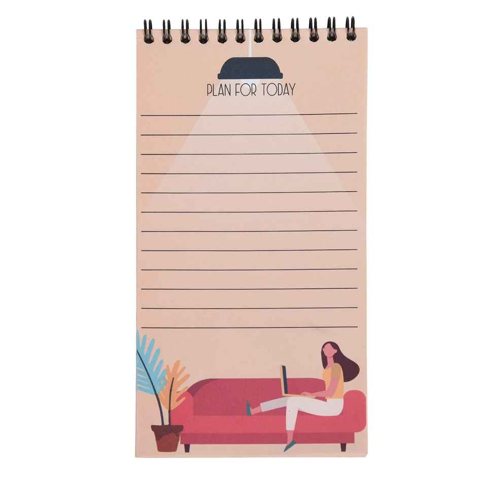 Papboo To-Do List With 80 Planing Pages 4*8 Inches, 70 Gsm Paper - Let'S Do This