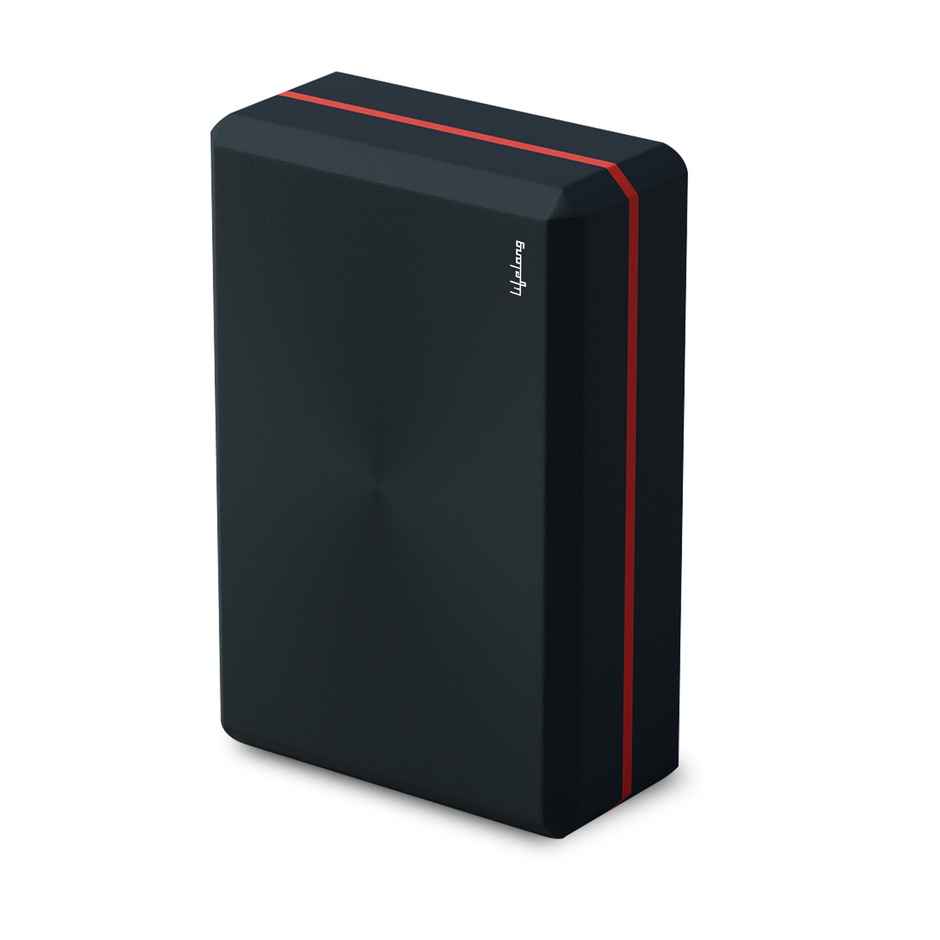 Lifelong Yoga Block EVA Dual Colour | Red and Black