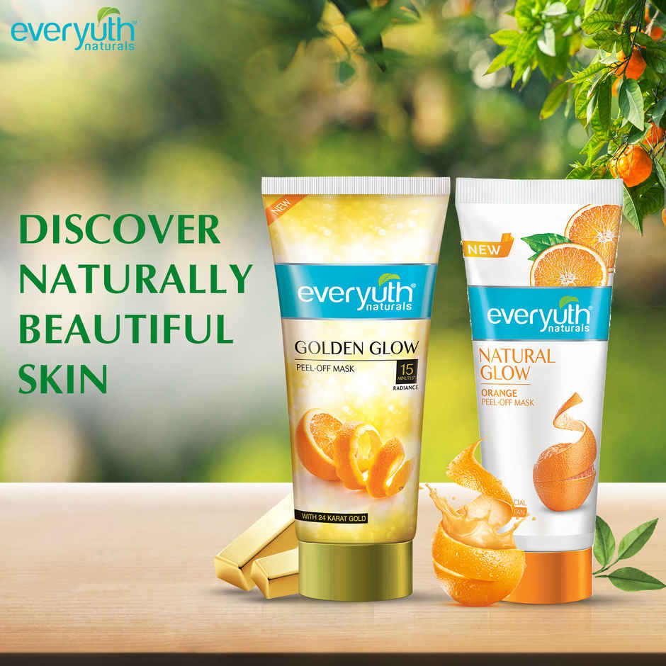 Everyuth Naturals Advanced Orange Peel Off Mask Tube for Natural Glow