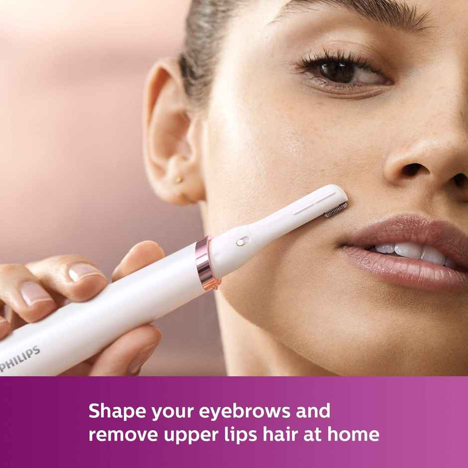 Philips Female Touch-ups Precision Trimmer|Eyebrows & Facial Trimmer for Women|HP6388/00