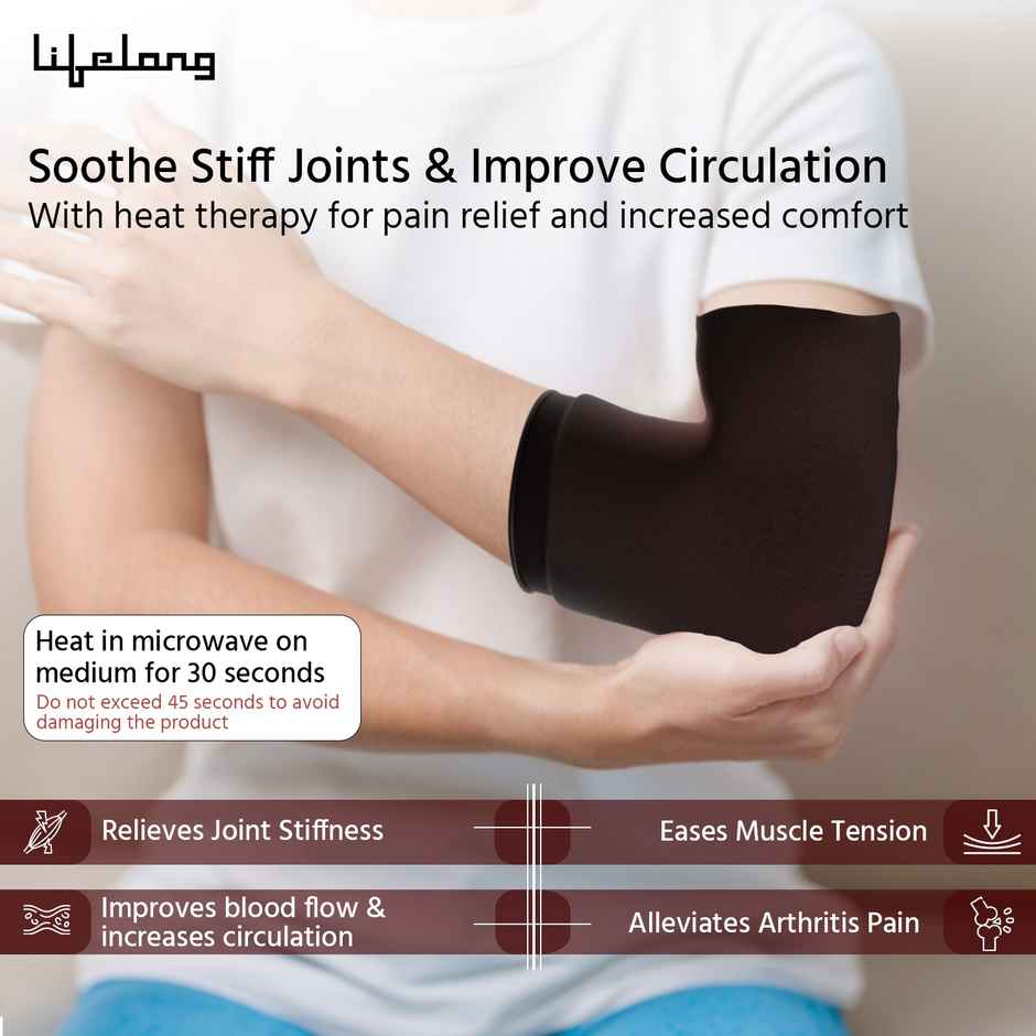 Lifelong Reusable Hot & Cold Gel Pack for Elbow & Knee Recovery & Pain Relief | Ice Bag