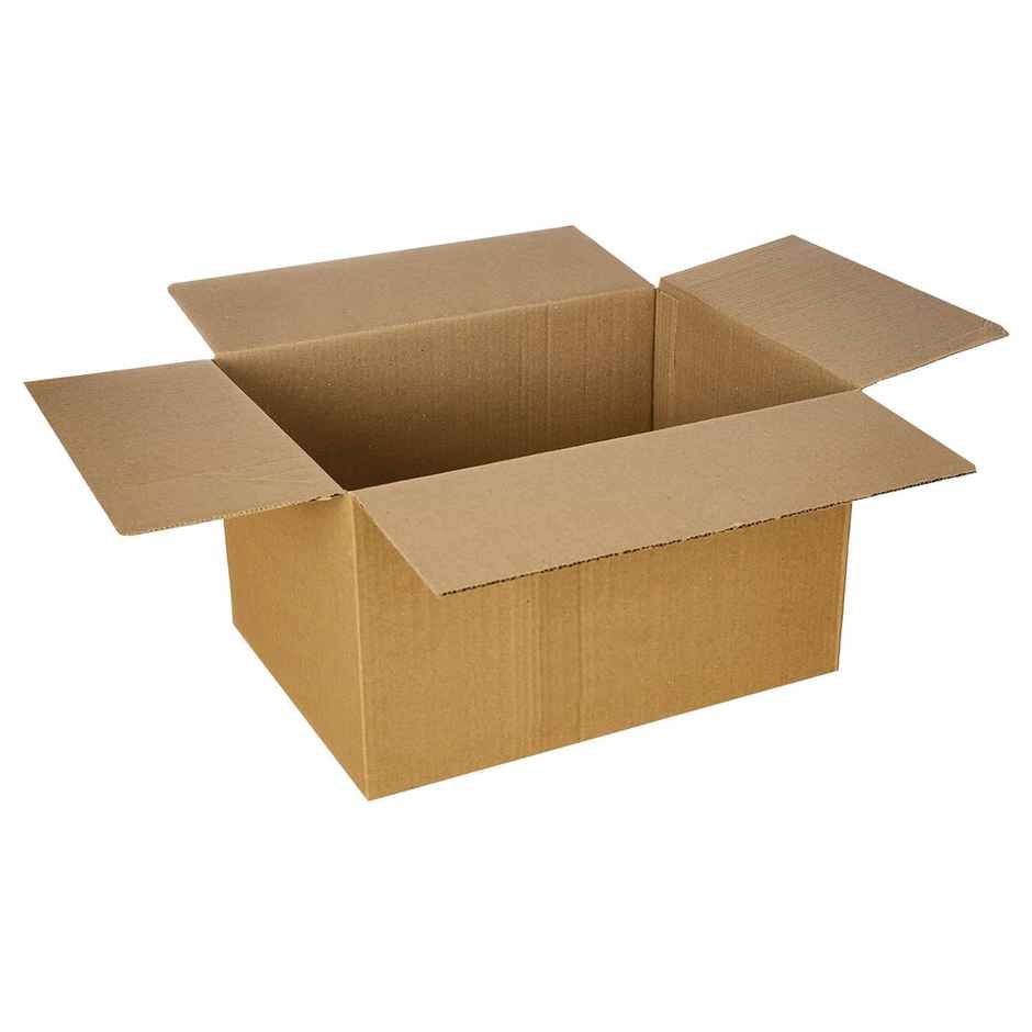 Daluci 3 Ply Corrugated Packaging Box | Brown - 11 x 6 x 5 in