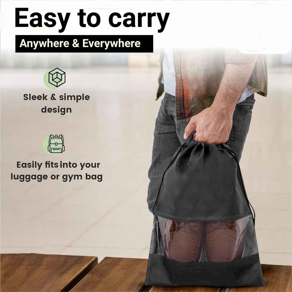 Trajectory Shoe Bag For Travel & Storage, Women & Men, Travelling Shoe Storage Bag (Pack of 6)