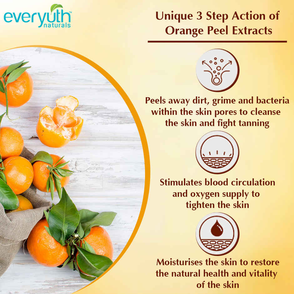 Everyuth Naturals Advanced Orange Peel Off Mask Tube for Natural Glow