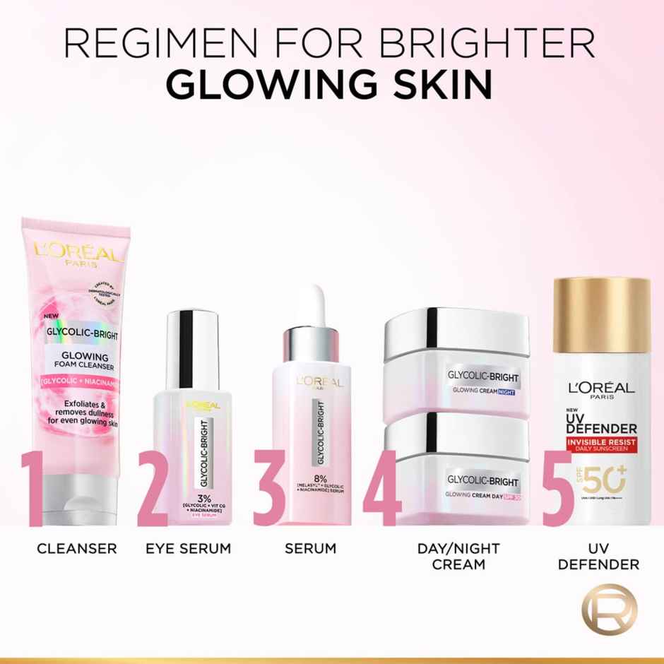 L'Oreal Paris Glycolic Acid Bright Day Cream With SPF 17