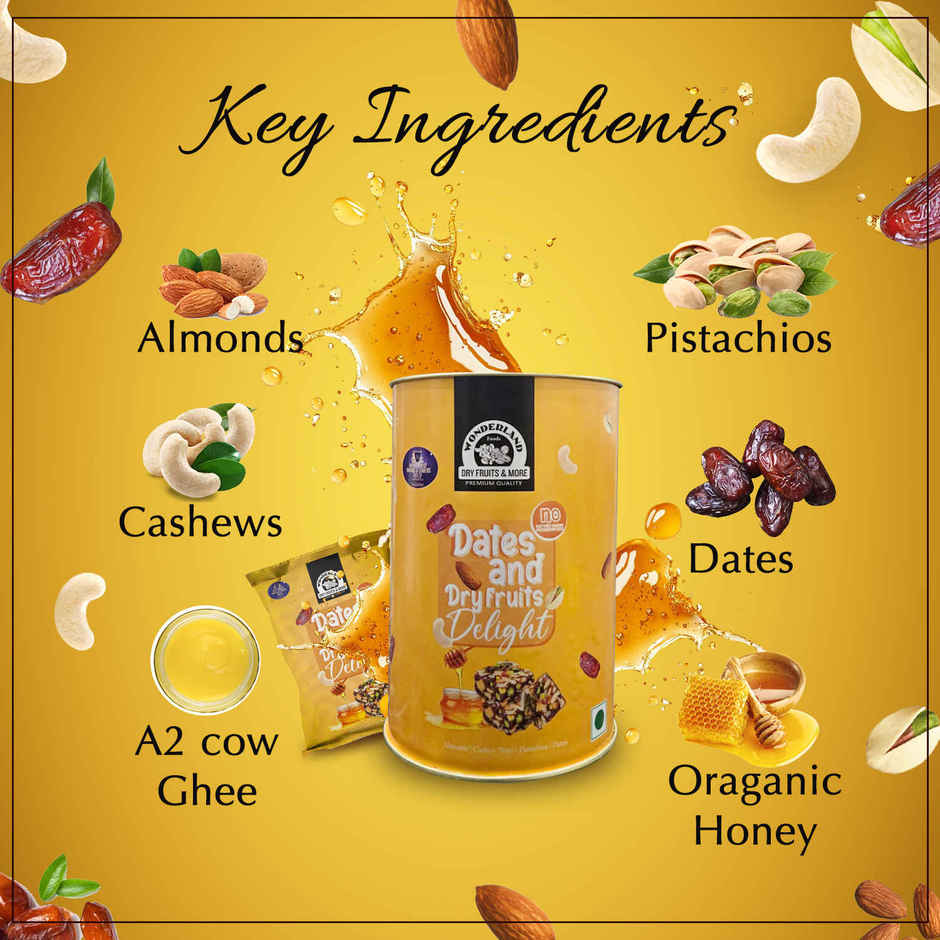 Wonderland Foods Vrat Dates & Dry Fruits Delight