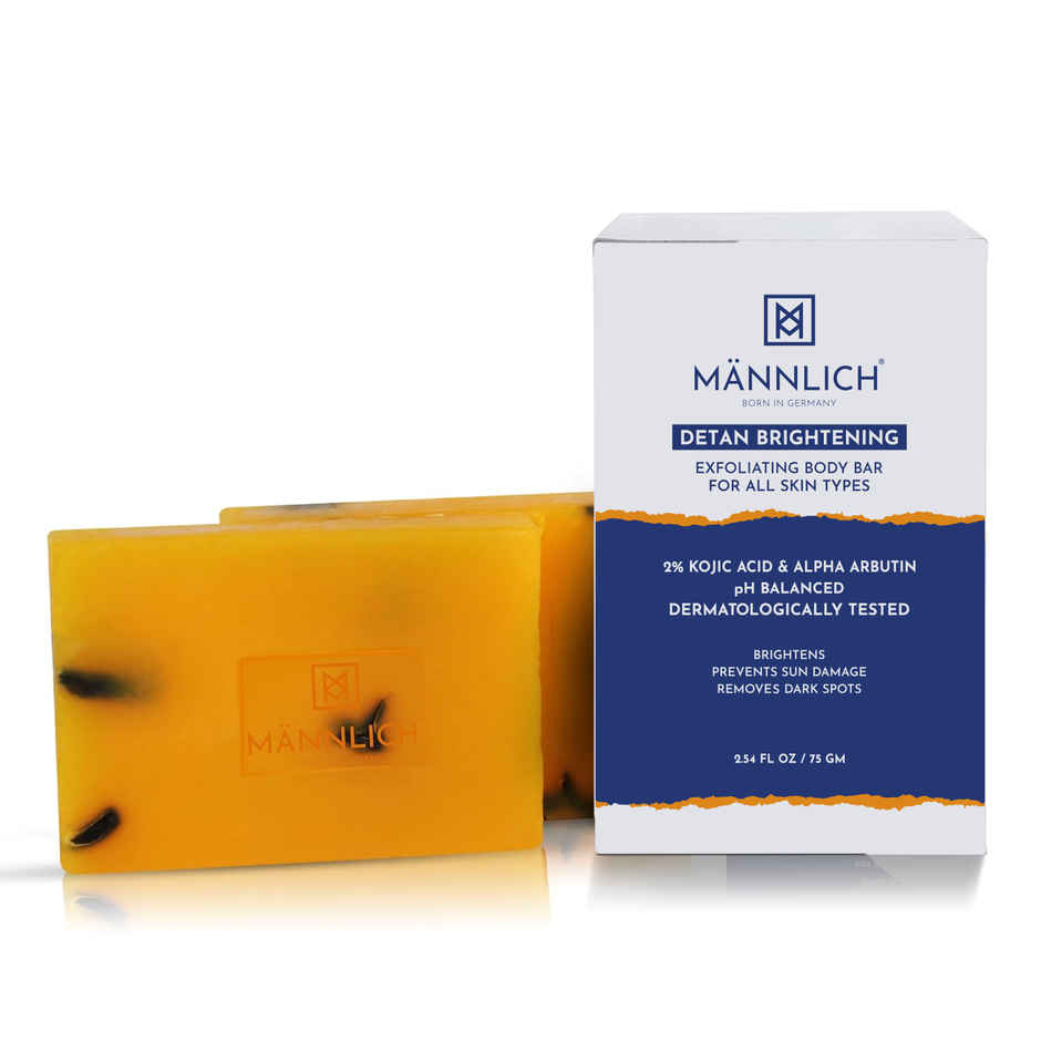 Mannlich Kojic Acid Detan Soap for Tan Removal
