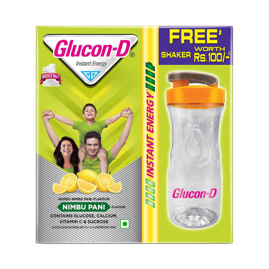 Glucon-D Tangy Orange Instant Powder(450gms) & Glucon D Instant Energy Health Drink Nimbu Pani(450gms) Combo